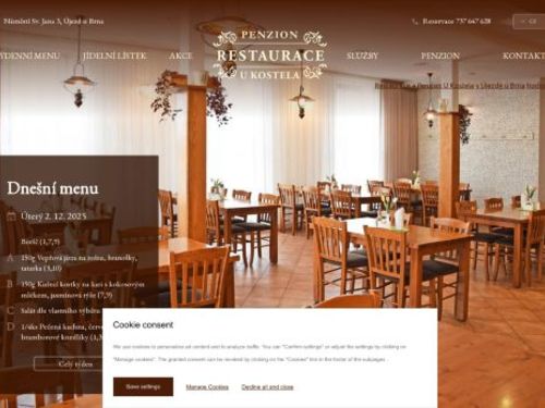 Restaurace a Penzion U Kostela