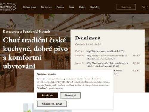 Restaurace a Penzion U Kostela