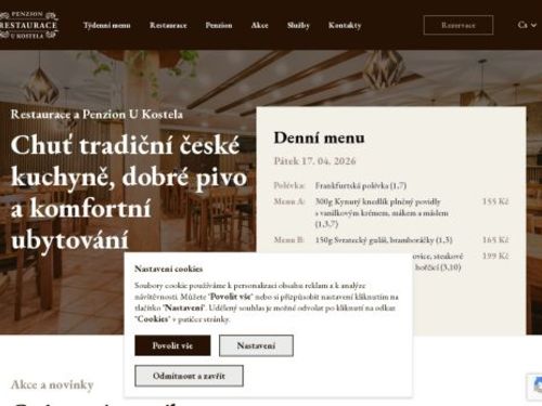 Restaurace a Penzion U Kostela