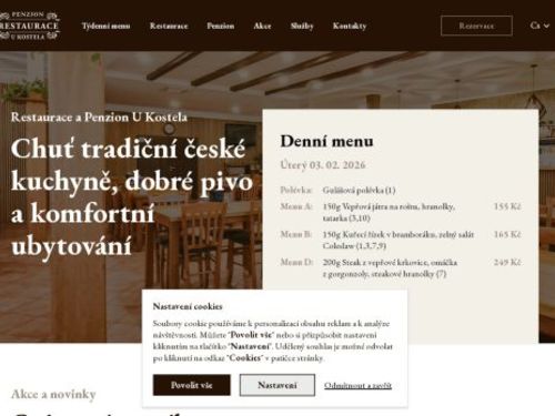 Restaurace a Penzion U Kostela