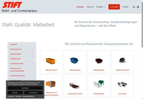 STIFT Container spol. s r.o. nabízí práci na pozici POMOCNÝ DĚLNÍK/ DĚLNICE - ZÁMEČNICKÁ DÍLNA v obci Velké Pavlovice