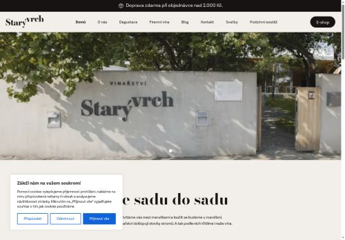 Zobrazit webové stránky Vinařství Starý vrch