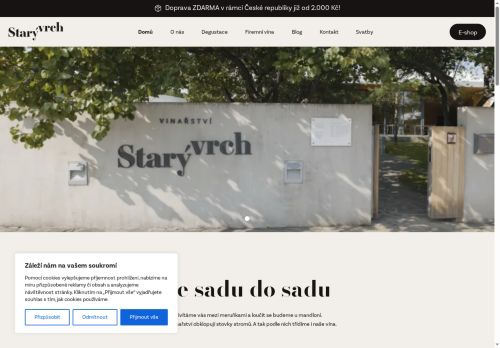Zobrazit webové stránky Vinařství Starý vrch