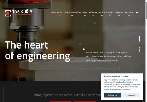 Zobrazit webové stránky TOS Kuřim - OS, a.s.