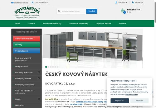 Zobrazit webové stránky KOVOARTIKL CZ, s.r.o.