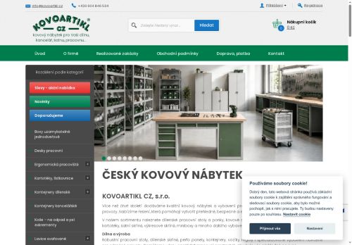 Zobrazit webové stránky KOVOARTIKL CZ, s.r.o.