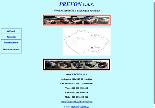 Zobrazit webové stránky PREVON, v.o.s.