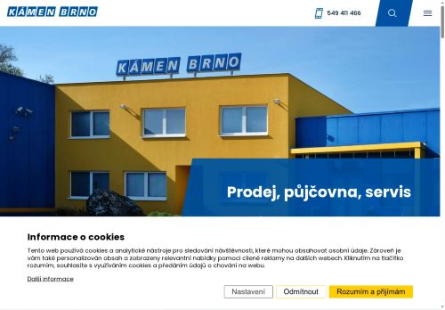 Zobrazit webové stránky Kámen Brno, spol. s r.o.