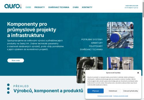 Zobrazit webové stránky AURO spol. s r.o.