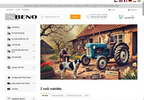Zobrazit webové stránky BENO s.r.o.