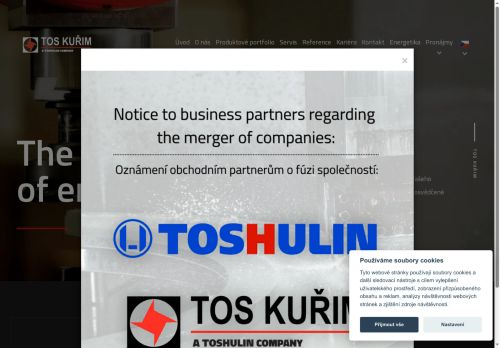 Zobrazit webové stránky TOS Kuřim - OS, a.s.