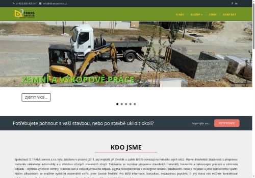 Zobrazit webové stránky D.TRANS service s.r.o.