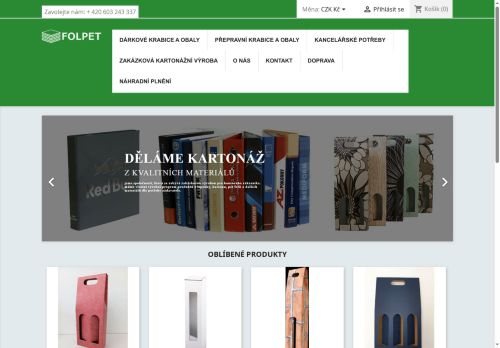 Zobrazit webové stránky FOLPET s.r.o. 