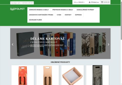 Zobrazit webové stránky FOLPET s.r.o. 