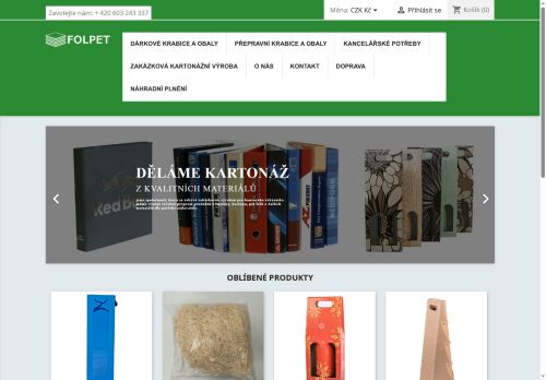 Zobrazit webové stránky FOLPET s.r.o. 