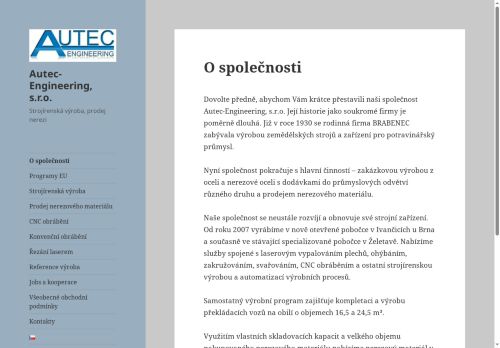 Zobrazit webové stránky AUTEC-Engineering s. r. o.