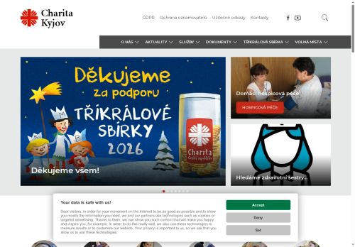 Charita Kyjov nabízí práci na pozici Všeobecná/pratická sestra (odbornost 913) M/Ž v obci Čeložnice