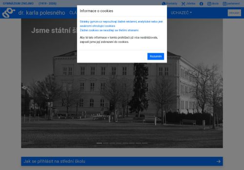 Zobrazit webové stránky Gymnázium Dr. Karla Polesného