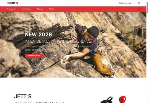 Webové stránky RP Climbing s. r. o., Polička