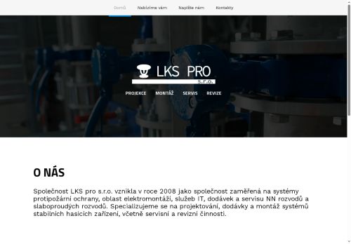 LKS pro s.r.o. nabízí práci na pozici Projektant strojní části systému - SHZ (stabilní hasicí zařízení) v obci Litomyšl