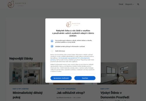 Zobrazit webové stránky Nábytek Liška