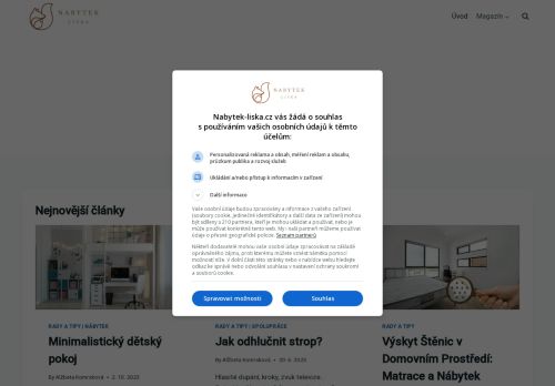 Zobrazit webové stránky Nábytek Liška