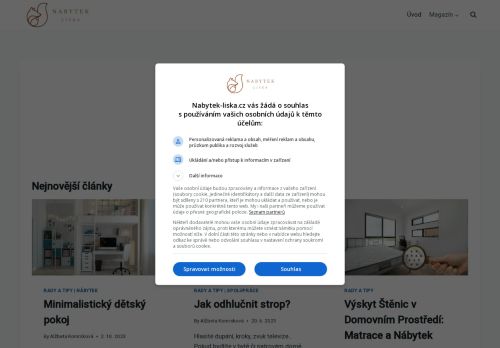 Zobrazit webové stránky Nábytek Liška