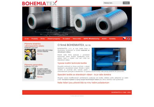 BOHEMIATEX logistika s.r.o. nabízí práci na pozici Řidič/ka kamionu v obci Litomyšl