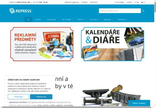 Zobrazit webové stránky REPRESS, spol. s r.o.