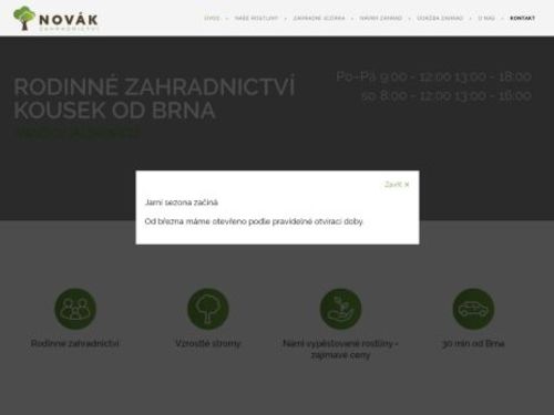 Zahradnictví – Miloš Novák