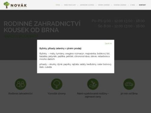 Zahradnictví – Miloš Novák