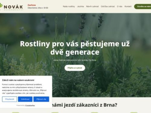 Zahradnictví – Miloš Novák