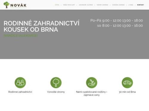 Zahradnictví – Miloš Novák