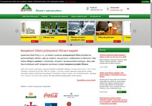 Bílek Filtry s.r.o. nabízí práci na pozici Účetní všeobecní, mzdová, asistentka kanceláře M/Ž v obci Josefov