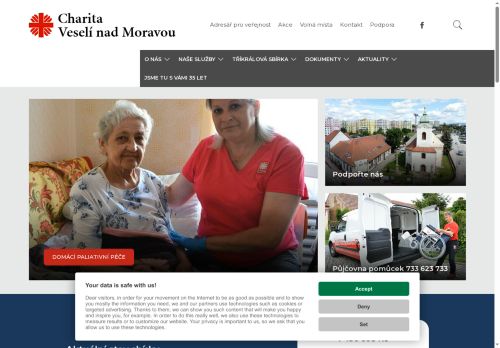 Zobrazit webové stránky Charita Veselí nad Moravou