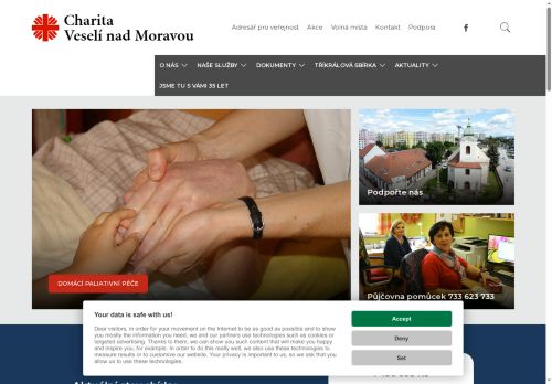 Zobrazit webové stránky Charita Veselí nad Moravou