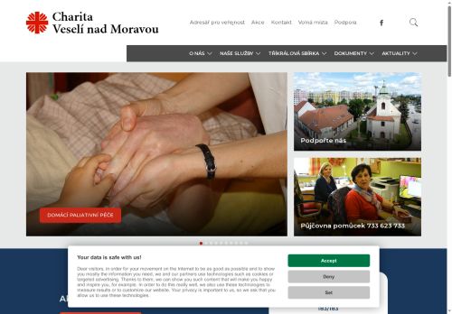 Charita Veselí nad Moravou nabízí práci na pozici Ošetřovatelé v oblasti ambulantních a terénních služeb a domácí péče v obci Veselí nad Moravou