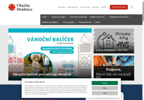 Charita Strážnice nabízí práci na pozici pracovník/ce v sociálních službách v obci Strážnice