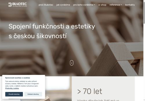 Webové stránky BUKOTEC s.r.o., Strážnice
