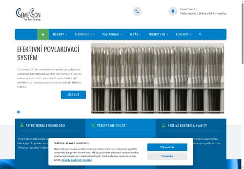 Zobrazit webové stránky CemeCon s.r.o.