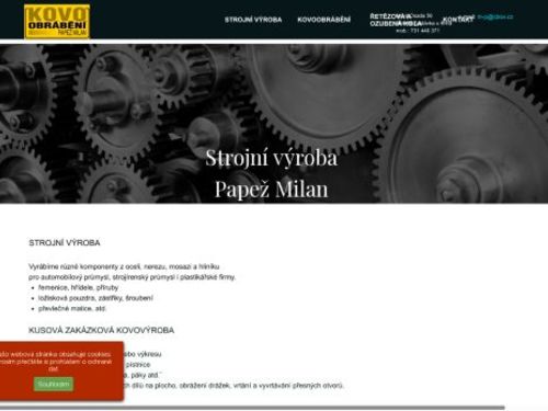 Kovoobrábění Milan Papež