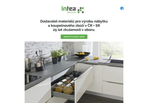Webové stránky INTEA SERVICE s.r.o., Holešov