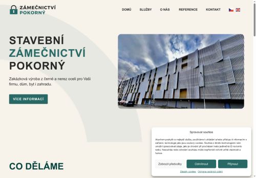 Zobrazit webové stránky Zámečnictví Pokorný