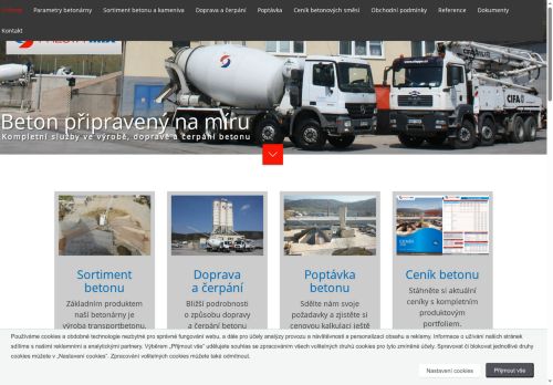 Zobrazit webové stránky PRESTA - mix, spol. s r.o.