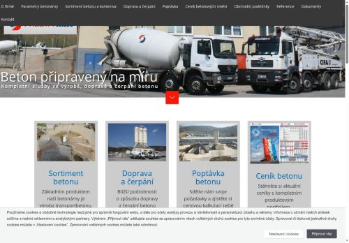 Zobrazit webové stránky PRESTA - mix, spol. s r.o.