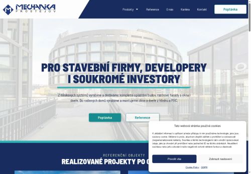 Webové stránky Automechanika, a.s., Prostějov