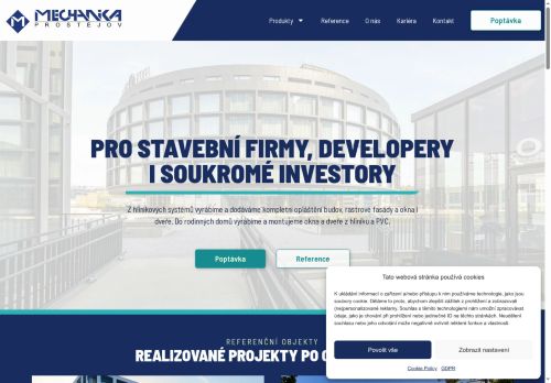 Webové stránky Automechanika, a.s., Prostějov