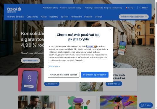 Zobrazit webové stránky Česká spořitelna, a.s. - pobočka Moravský Krumlov