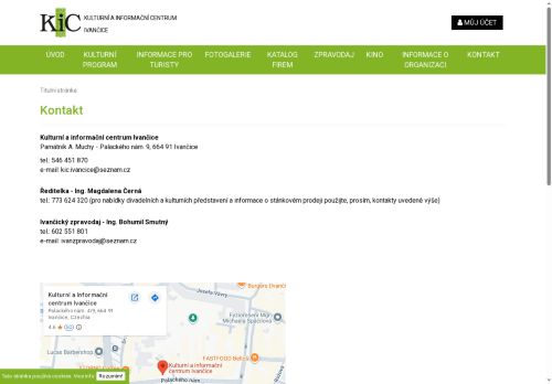 Zobrazit webové stránky Kulturní a informační centrum Ivančice