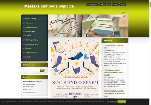 Zobrazit webové stránky Městská knihovna Ivančice